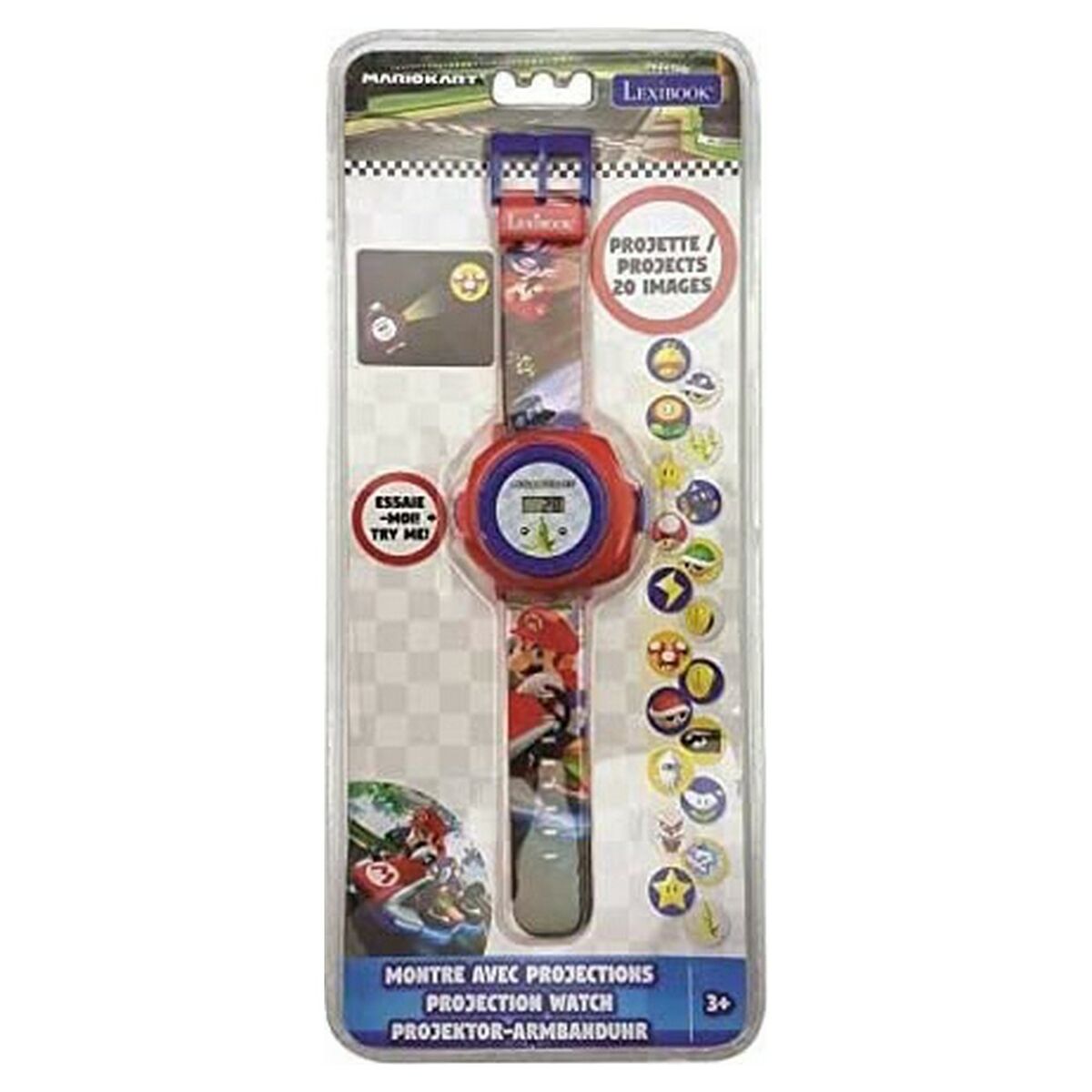 Digitale klok Mario Kart Lexibook DMW050NI
